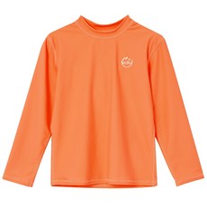래쉬가드 수영 셔츠 UPF 50+ 자외선 차단 빠른 건조, 주황색 12-18개월 / 주황색
