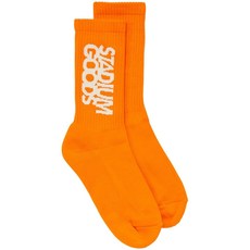 스타디움굿즈 로고 자수 크루 양말