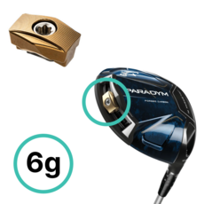 캘러웨이 패러다임 호환용 사각 무게추 스윙웨이트 조절, 패러다임 사각 드라이버용, 6g, 1개