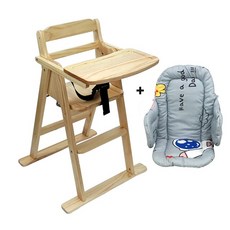 (쏘어링팜) [베이비캠프]내츄럴 유아용 식탁의자와 쿠션세트, 상세페이지 참조
