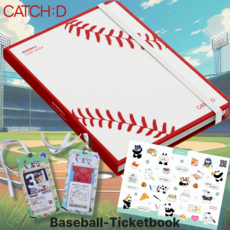 캐치디 야구티켓북 100매보관 기록용 야구 티켓북, 티켓북단품, 1개
