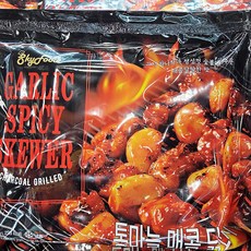 통마늘 매콤 닭꼬치, 20개, 40g