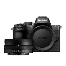 니콘 Z50 II 렌즈 2개 포함 | 간편한 색상 프리셋과 무선 사진 공유가 가능한 컴팩트 미러리스 스틸/비디오 카메라 USA 모델, Z 50II w/16-50 Kit