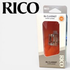 RICO Bb CLARINET (nickel-plated) LIGATURE, 鍍鎳, 1個