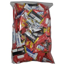 1kg 포장 5종 초코 스낵 어소트 빅쉐어 개 (블랙썬더 미니 알포트 초코플레이크 등) 대용량 배포 맛 비교