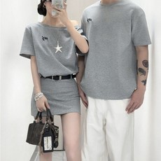 커플 시밀러룩 원피스 여행 티셔츠 웨딩촬영 반팔 드레스 패밀리룩 하와이안 휴양지 호캉스 긴팔