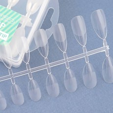 네일스토어 스크래치 아몬드 네일팁 240팁 말랑 말캉팁 투명 인조손톱, 1개, 1.스크래치 아몬드 240팁 W572