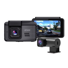 abee M548GH 高畫質 WiFi GPS 雙鏡頭行車記錄器 (1080P SONY Starvis 乙太網路 TS碼流 GPS軌跡), 行車記錄器主機（前後鏡頭）一個, 64GB