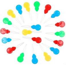 에케티리 플라스틱 바늘 실타래 재봉 공예 뜨개질 퀼팅 DIY 아트 컬러 랜덤을 위한 20개 핸드 머신 도구, 20