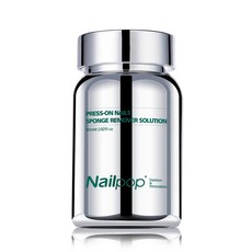 네일팝 프레스온 네일 스펀지 리무버 빠른 제거 인조 네일 젤 부드럽고 손톱 손상 없음 재사용 가능으로 낭비 최소화 80ml, Sponge ver 1 SET, 1개