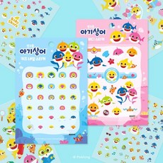 핑크퐁 아기상어 키즈 네일스티커 & 바디스티커, BS03T - 스윗 아기상어 [바디]
