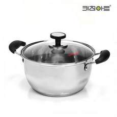 키친아트 아티스트 젖병 열탕 소독 삶는 양은 냄비+스텐집게, 24cm