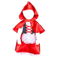 瘋狂派對 小紅帽寶寶裝 兒童變裝服, 紅色, 1個