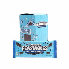 미스터비스트 피스터블 다크 초콜릿 씨쏠트 60g 무가당, 3개