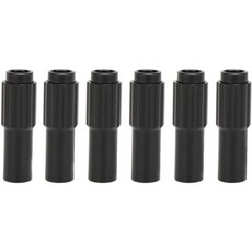 케이블 조절기 알루미늄 합금 브레이크 및 변속 장력 나사 산악자전거로드바이크용 4mm 4.5mm 범용 미세 조정 커넥터6개, 케이블 조절기 알루미늄 합금 브레이크 및 변속 장력 나