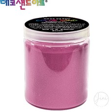 JINI 색모래 250g 진분홍 아기모래놀이
