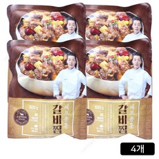 [홈쇼핑] 셰프 송훈 전통 소갈비찜, 4개, 600g