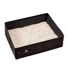 貓砂盆 防水防漏貓廁所 寵物旅行用品, 便攜可摺叠貓砂袋黑色, 1個