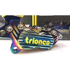 川歐力士 Triones 燒鈦CNC切削A3散熱對四卡鉗 限量左卡, 1個