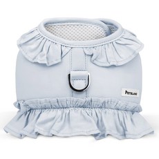 펫츠랜드 강아지 루나 프릴 하네스, 밀키블루, 1개