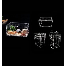 마켓터치드 아크릴 사육장 파충류하우스 곤충, 25x15x15CM