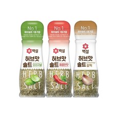 (에이브쇼핑) 허브솔트 50g x 3종(순한 매운 마늘), 1세트