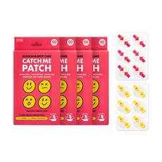 캐치미패치 프리미엄 아이드로콜로이드 스팟패치, 60개입, 4개