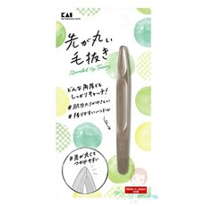 日本 KAI 貝印 圓頭眉夾 零死角 KQ-3211, 1個