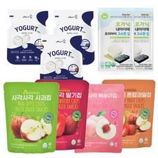 쑥쑥닥터스 [ 동결건조과일칩 요거트 & 고소한 김 ], 7봉 (과일칩4+요거트3) + 김 3박스, 과일칩+요거트+고소한 김, 3종 세트