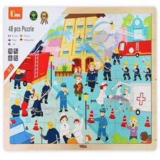 48피스퍼즐 화재진압 어린이집장난감 퍼즐놀이 유아장