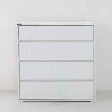 사월의가구 E0등급 친환경소재 3단 4단 서랍장 800 1000 1500 서랍장 템바보드 마스 서랍장, 화이트(템바보드)