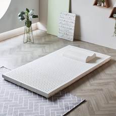 [킹덤퍼니처] 천연 라텍스 토퍼 매트리스 10cm