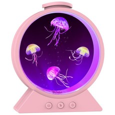 Eyesound Jellyfish Lamp 7-Color Changing Aquarium Light for Relax Mood Lamp Home Office & Bedro