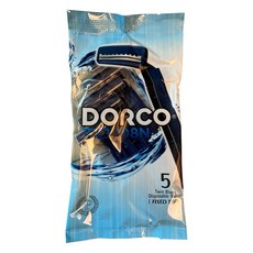 DORCO 多可樂客 不鏽鋼刮鬍刀 輕便刀 五支入 刮鬍刀組 經濟實惠 輕巧便攜, 1個
