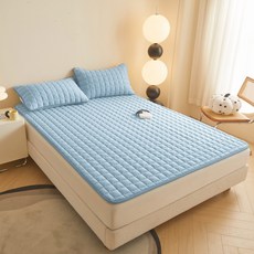 [반전] 사계절 1인용 2인용 고정밴딩 매트리스 커버