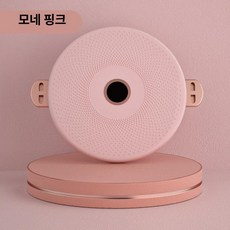 웅즈스토어 허리돌리기운동기구 1개 원판 전신, 모네핑크