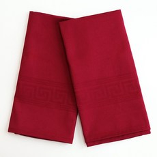 쉬라즈리빙 바리스타 린넨 타월 냅킨 순면, 3개, 레드와인