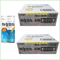 웅진하늘보리캔, 180ml, 180개