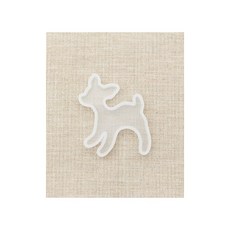 퀼트스타 [레진아트] 기요하라 실리콘 모티브 몰드_사슴 RSF-07, 반투명, 1개