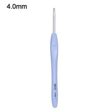 손잡이 뜨개질 바늘 알루미늄 긴 크로셰 크기의 훅 스카프, 1개