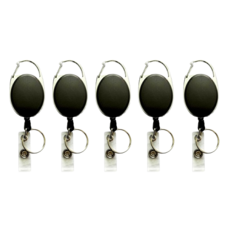 골프필드용품 릴홀더 고급형 5개세트 블랙 라운딩준비물 릴타월 노캐디, 5개