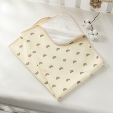 隔尿墊嬰兒a類純棉紗布兒童棉透氣月經墊新生可水洗姨媽墊, 1個, 彩虹:50*70