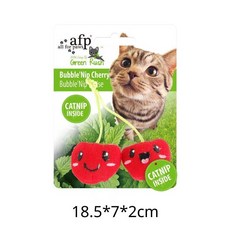 頑皮獅 AFP 貓薄荷玩具 幼貓草包 貓草娃娃, 1個, 櫻桃泡泡
