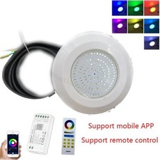 12W LED 수중 잠수정 수영장 조명 야간 램프 스마트 APP RGB Controlle 방수 야외 정원 스포트라이트, 1개, 3. APP RGB
