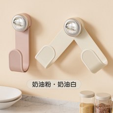 吸盤鍋蓋架 抹布架 砧板收納架 廚房壁掛架, 1個, 奶油白【一個裝】, null