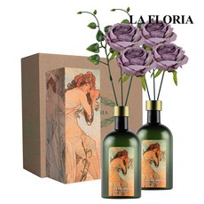 라플로리아 꽃 디퓨저, 2개, 500ml, S3제주동백향/B13장미(소)L12/바이올렛