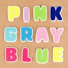 메이크문구 펠트 알파벳공부 대문자, 1세트, 상세페이지 참조