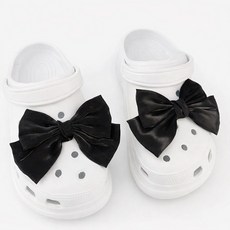 이츠굿텐 왕리본 파츠 실내화 신발꾸미기 13 x 8 cm 2p