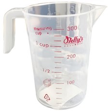 Betty’s焙蒂絲 耐熱量杯 300cc 500cc 1000cc 塑膠量杯 烘焙量具, 透明, 1000