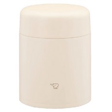 [象印] 保溫保冷燜燒罐 400ml 無縫保溫便當盒 SW-LA40 禮品用, 米白色